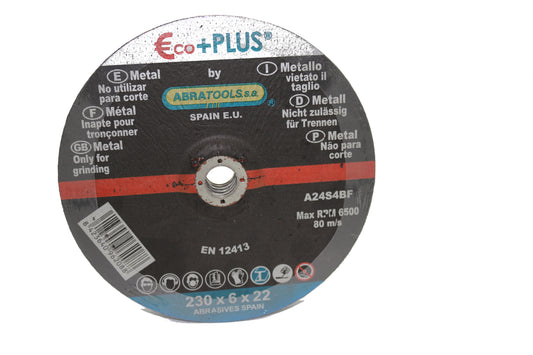 Discos de 230 x 6 x 22 para desbaste (Blister 5 uds)