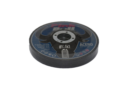 Discos 115x3 para acero (Blister de 5 uds)